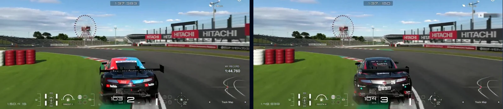 GT7 Suzuka lap analysis, Honda NSX CONCEPT-GT